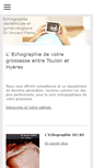 Mobile Screenshot of echographieobstetricale.fr